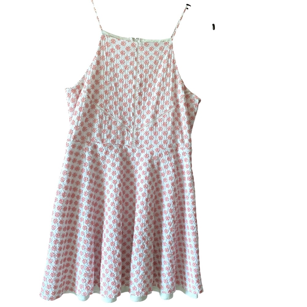 Trixxi Floral Embroidered Mini Dress Sleeveless‎ Halter Neck Party Dress S L